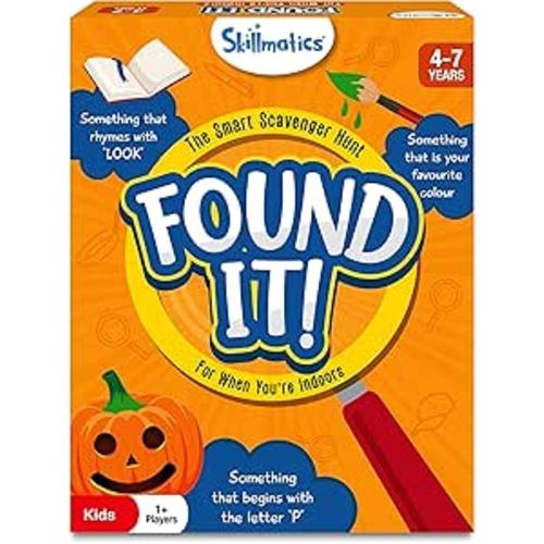 Skillmatics Card Game - Found It Indoor, Scavenger Hunt for Ages 4, 5, 6, 7, Educational, Gifts for Kids, Boys, Girls and Families