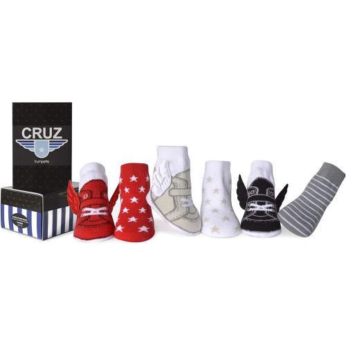Trumpette Baby Boy/Girl Sock Set for Infant-Toddler, 6-pack, Unisex, 0-24 Months