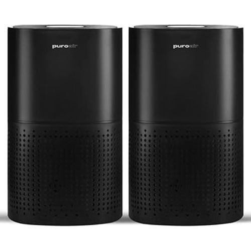 Powerful PuroAir HEPA Air Purifiers for Home Large Rooms - Covers 1,115 Sq Ft - Filters Up To 99% of Pollutants, Smoke, Pollen, Dust, and VOCs - Air Purifiers for Bedroom - Quiet HEPA Air Filter