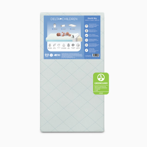 Starlit Sky 2-Stage Crib and Toddler Mattress - Blue