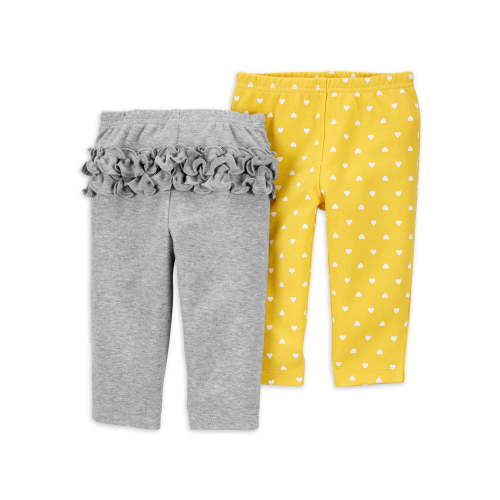 Carter's Child of Mine Baby Girl Pants, 2-Pack, Sizes Preemie-24 Months