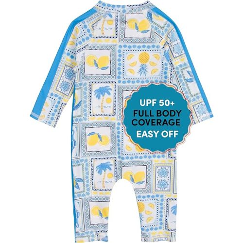 SwimZip Boys' Long-Sleeve UPF 50+ Swimsuit for Baby, Toddler, & Little Boys