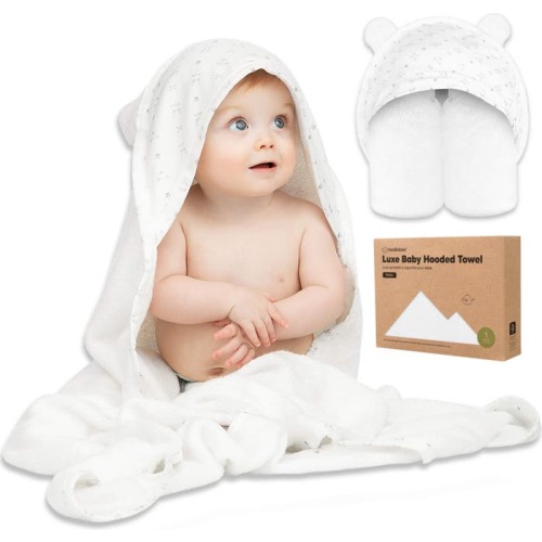 KeaBabies Luxe Baby Hooded Towel, Small, Keastory