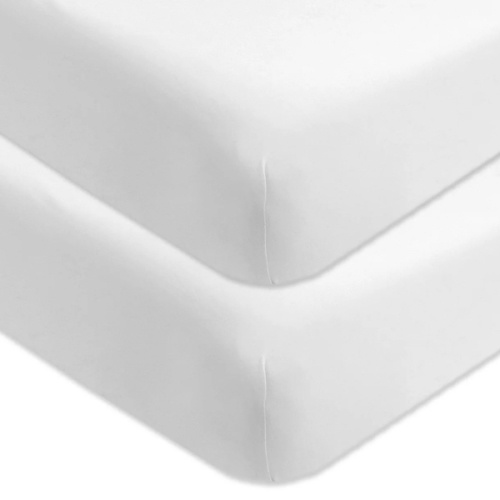 2-Pack Organic Cotton Fitted Crib Sheets | Honest Baby Clothing