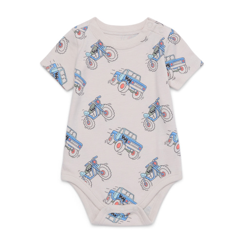 Garanimals Baby Boy Short Sleeve Jersey Print Bodysuit, Sizes 0-24 Months