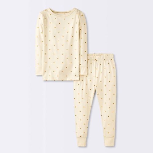 Toddler Girls' 2pc Long Sleeve Smooth Jersey Snug Fit Pajama Set - Cloud Island™