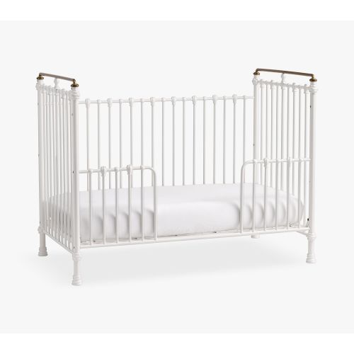 Chris Loves Julia Convertible Iron Crib | Pottery Barn Kids