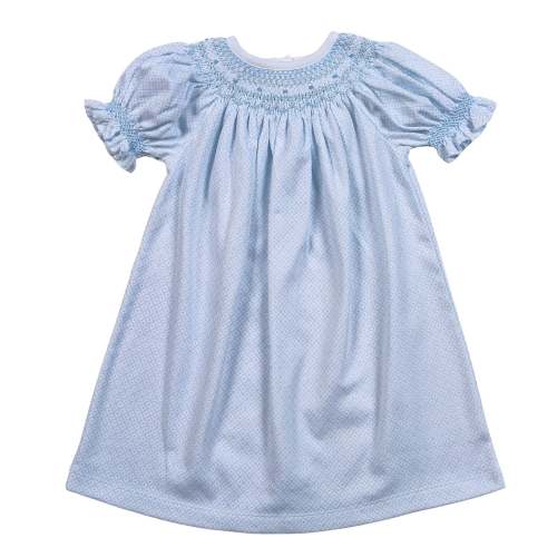 TDI-540 BLUE TINY DIAMOND PIMA SMK DRESS