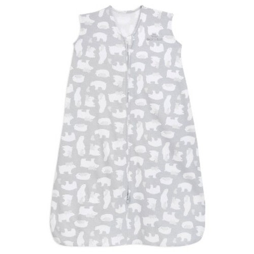 HALO Innovations SleepSack 100% Cotton Wearable Blanket - Neutral, Color: Polar Bears, Size: M