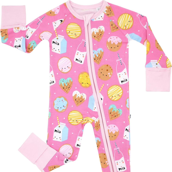 Little Sleepies Pajamas for Baby Boys & Girls, Viscose from Bamboo Baby Pajamas, Sleepers, 2-Way Zipper PJs