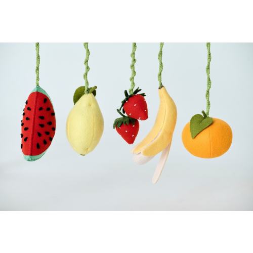 Fruit Baby Play Gym, Baby gym hanging toys, fruit play gym, activity center toys, baby play gym wooden, Newborn Activity Gym