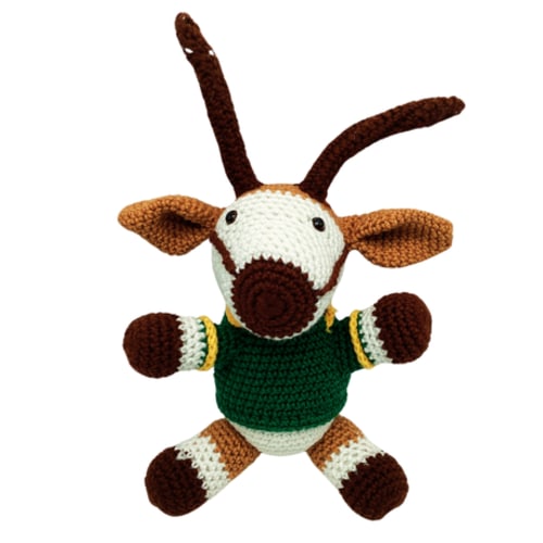 Springbok Bokkie - Hand-Knitted Animal Toy | Shop Today. Get it Tomorrow! | takealot.com