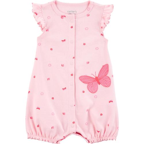 Carter's Child of Mine Baby Girl Romper, One-Piece, Sizes 0-3/24 Months