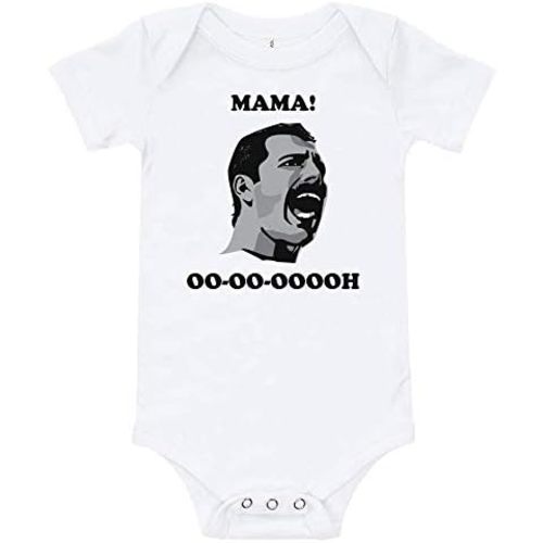 Mama Ooh Bohemian Rhapsody Baby Bodysuit, Unique Baby Gift for Queen Fans