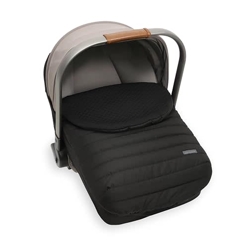 Little Unicorn Winter Car Seat Cover | Premium Insulated Fabric | Universal Fit & Easy to Install | Travel Bag Included (Black)