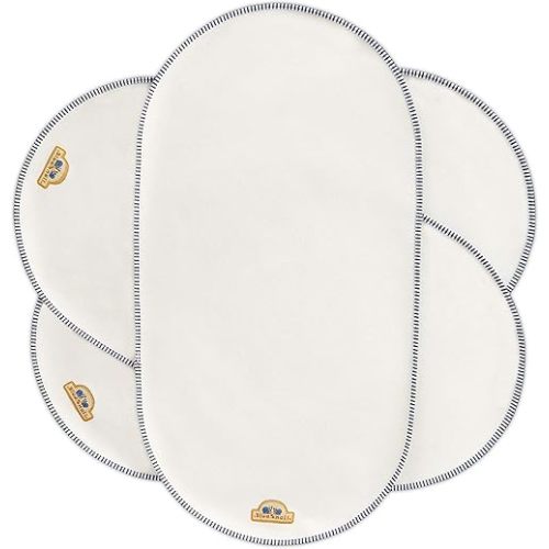 BlueSnail Waterproof Changing Pad Liners 3 Count (14 inch X26.5 inch , White), Bassinet Pad Liner