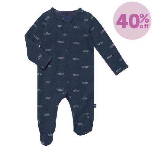 Magnetic Onesie 0-3 MO trucks cloudstretch™ magnetic footie –