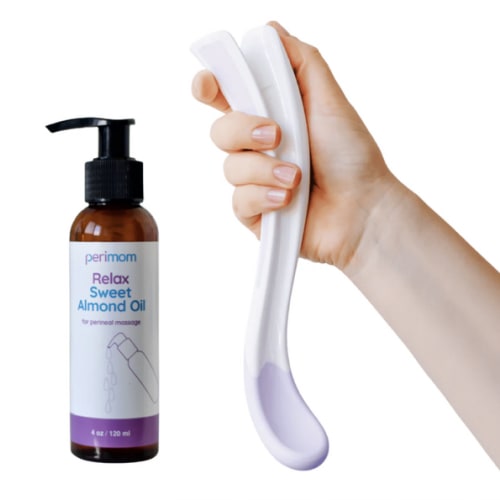 Perimom Perineal Massage tool - Ultimate Bundle with Massage Oil for Pregnant Women – Perimom Perineal Massager
