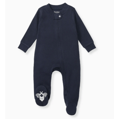 Solid Rib Organic Cotton Sleep & Play - Midnight – Burt's Bees Baby