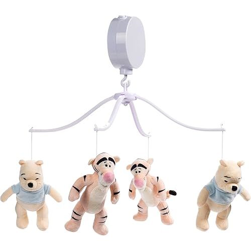 Lambs & Ivy Disney Baby Winnie The Pooh Hugs Musical Baby Crib Mobile Soother