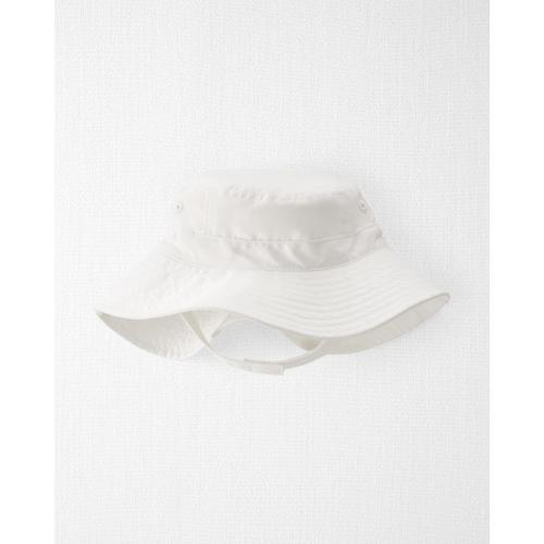 Baby Recycled Twill Swim Hat - 3-9M - Style,Ivory