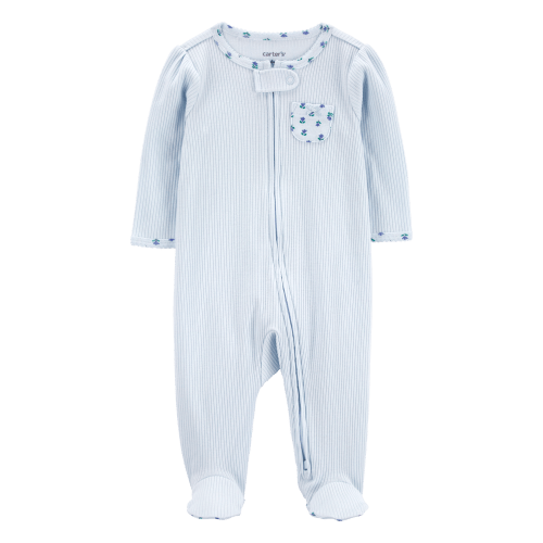 Baby Floral 2-Way Zip Thermal Sleep & Play Pajamas - Carter's | Carter's