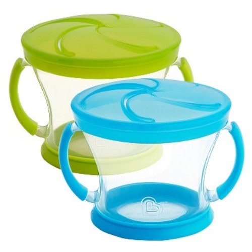 Munchkin Snack Catcher - 2pk - Blue/Green