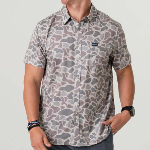 Performance Button Up - Classic Deer Camo – BURLEBO SzL