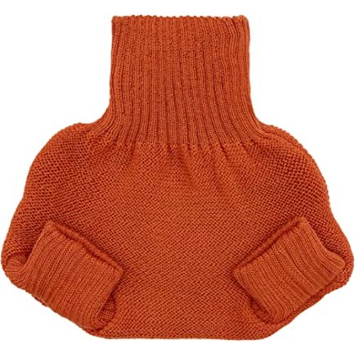 Organic Merino Wool Diaper Cover - Overnight Knit Diaper Cover for Fitted Cloth Diaper
