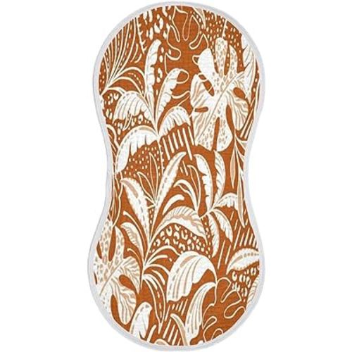 Kigai Tropical Palm Baby Burp Cloths Extra Soft and Absorbent Burping Rags Cotton Burping Clothes Baby Washcloths for Newborn Boys Girls - 2 Pack
