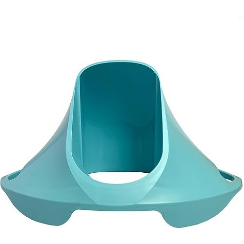 The Otter Topper | Urinal Adapter for Potty Training and Beyond, Easy-to-Clean, Made in USA, Age 2-7 Boys' Urinal Trainer with Sleek Design to Keep Kids' Bathroom Clean from Loo La La (Blue)