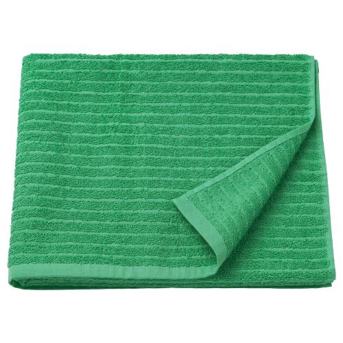 VÅGSJÖN Bath towel - bright green 28x55 "