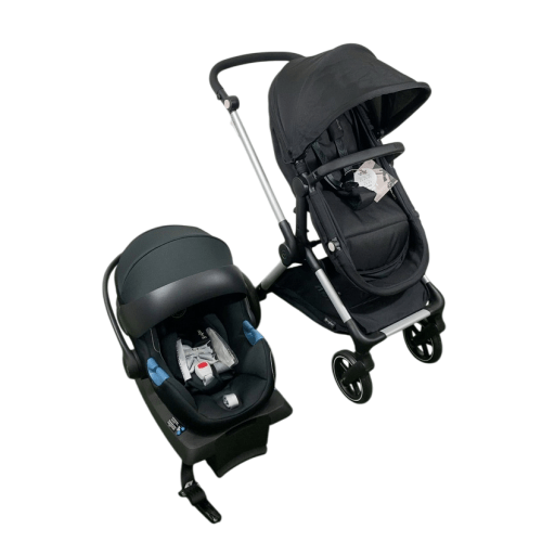 Cybex  Eos and Aton G Travel System, Silver, Moon Black, 2024