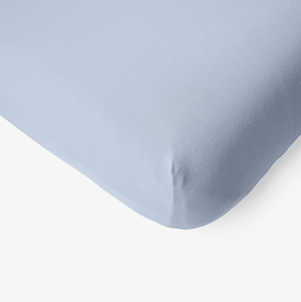 Light Fog Fitted Mini Crib Sheet – Little Sleepies
