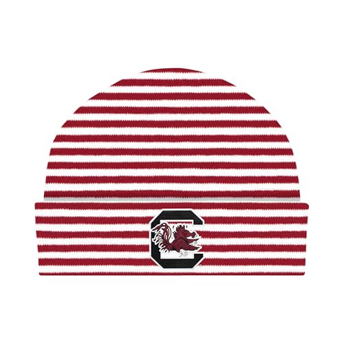 Creative Knitwear College Baby Striped Knit Cap - Team Logo, Multiple Colors for Baby Boys & Girls, (0-3 Months)