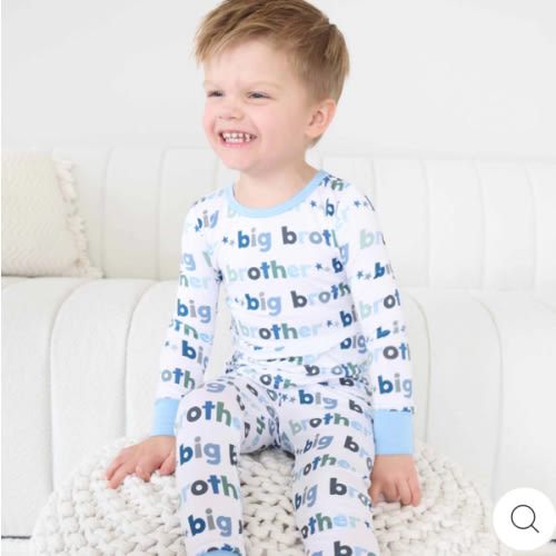Big Brother Two Piece Bamboo Pajamas | Caden Lane