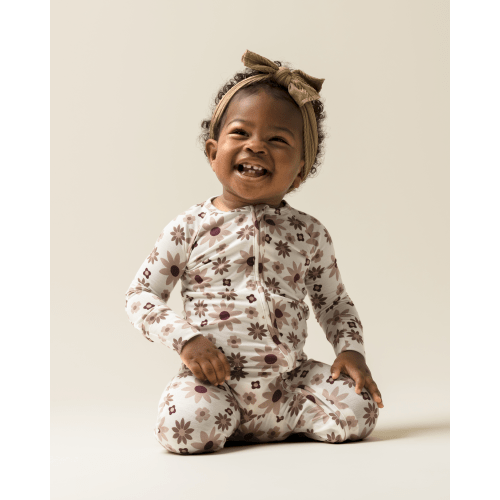 Bamboo Baby Pajamas | Twilight Floral | Kindred Bravely