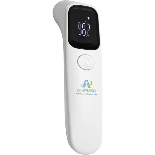 Amplim Non-Contact Forehead Thermometer for Kids and Adults - Touchless Digital Fever Thermometer with Temporal Head Function - No-Touch Baby Thermometer for Accurate Temperature Reading
