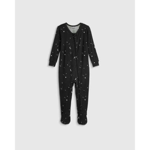 Bamboo Footie Pajama - Baby in Night Sky