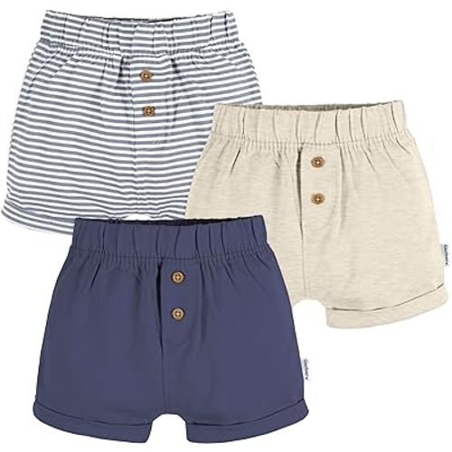 Gerber Baby 3-Pack Knit Shorts