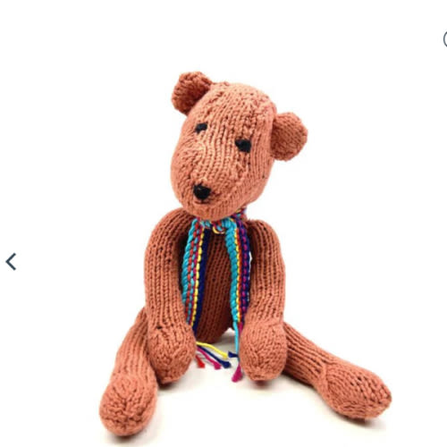 Kenana Knitters Hand Knitted Teddy Bear Stuffed Animal – Humble Hilo | Creating a Common Thread
