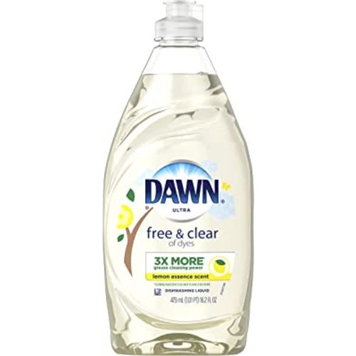 Dawn Ultra Pure Essentials Dishwashing Liquid, Lemon Essence, 16.2 Fl Oz