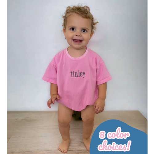 Full Restock & new colors soon! Tshirt Bubble Romper // Baby Romper // Baby Tshirt Romper