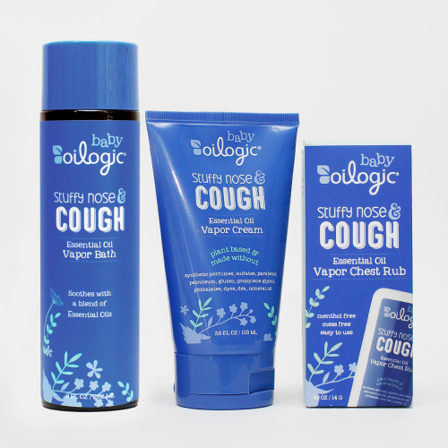 Oilogic Baby Stuffy Nose & Cough Essential Oil Care Bundle