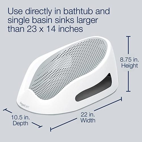Angelcare Baby Bath Support (Pink) | Ideal for Babies Less than 6 Months Old