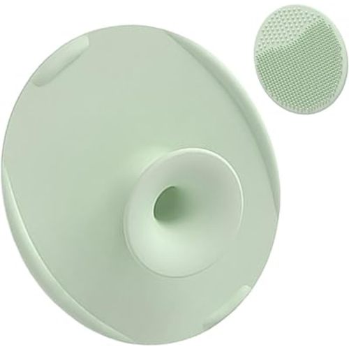 Baby Scalp Brush - Baby Bath Scrubber | Silicone Baby Hair Scrubber | Children Scalp Massager Comb | Newborns Bath Brush | Comb for Washing Baby Hair | Cradle Cap Bath Brushes, Green