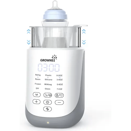 Bottle Warmer, 10-in-1 Fast Baby Bottle Warmer with Night Light for Breastmilk&Formula, Parent's Choice Milk Warmer with Innovative Auto-Lift Feature, Smart Accurate Control, Memory Function