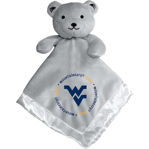 MasterPieces Baby Fanatic NCAA West Virginia Mountaineers Security Bear Blanket, One Size, Gray