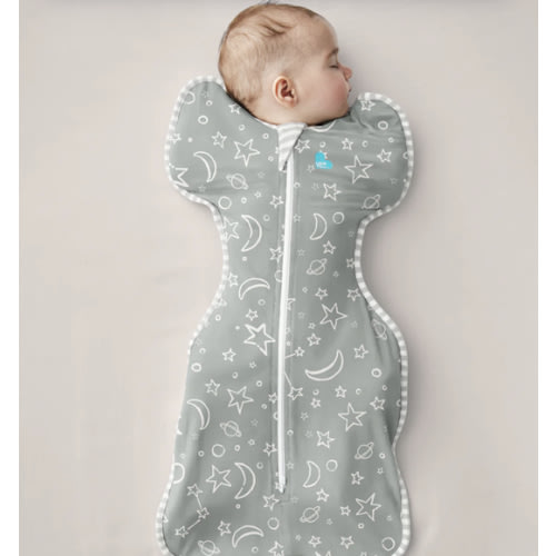 Swaddle Up™ 1.0 TOG Viscose from Bamboo Olive Stars & Moon