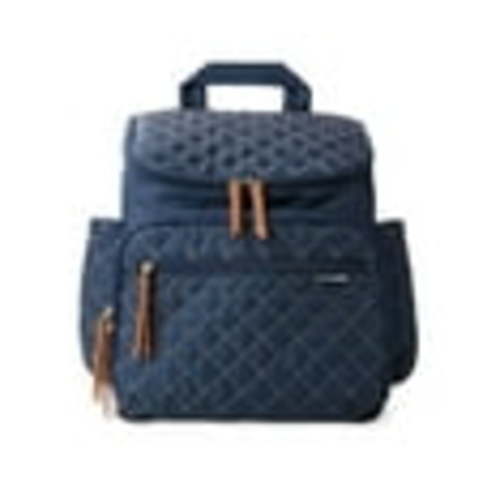 Skip Hop Diaper Bag Backpack: Forma, Multi-Function Baby Travel Bag with Changing Pad & Stroller Attachment, Navy